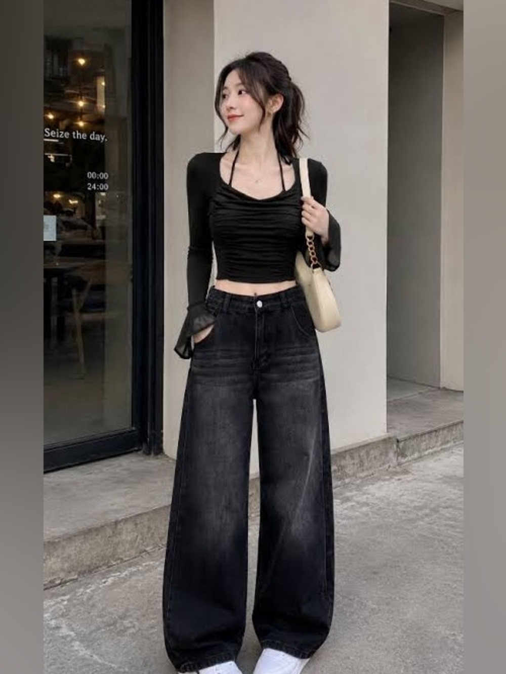 Vintage Y2K Nevada Black Relaxed Fit Jeans 100% Cotton
